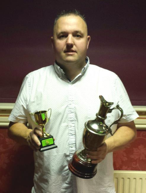 Gareth Aries from the Power Station Club became county singles snooker champion